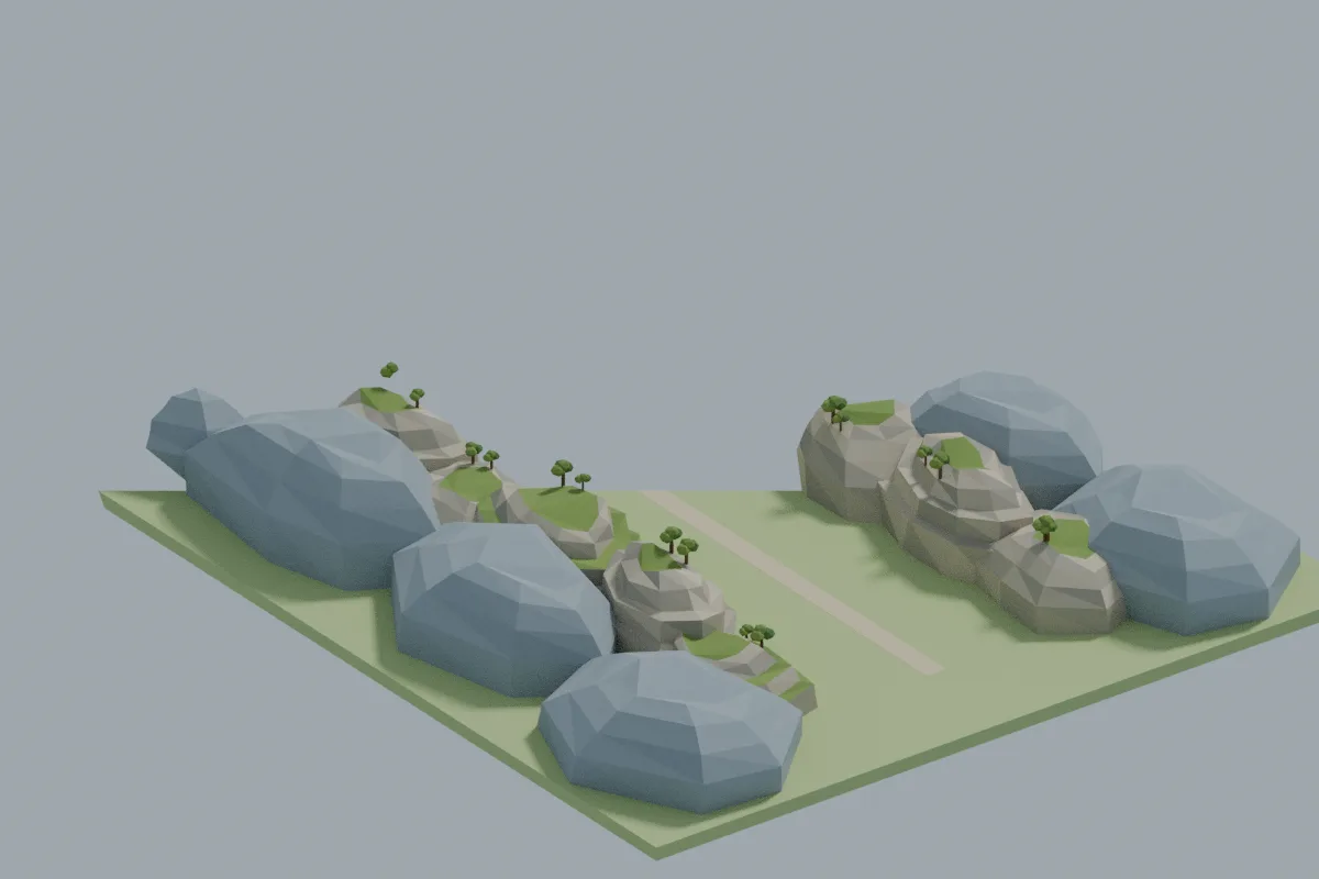 Mountain model preview