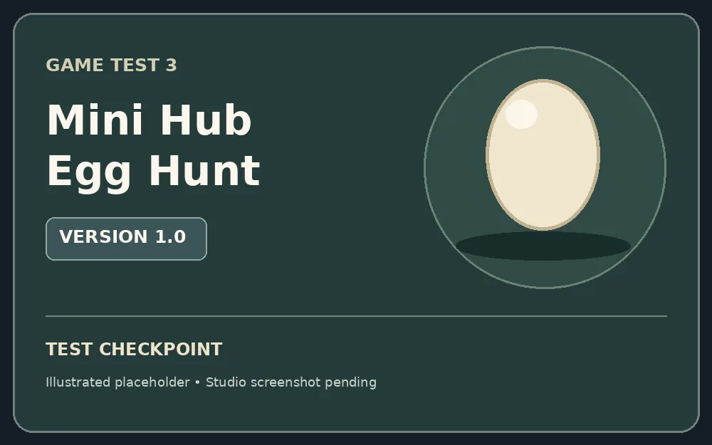 Illustrated 1.0 test checkpoint placeholder; Studio screenshot pending